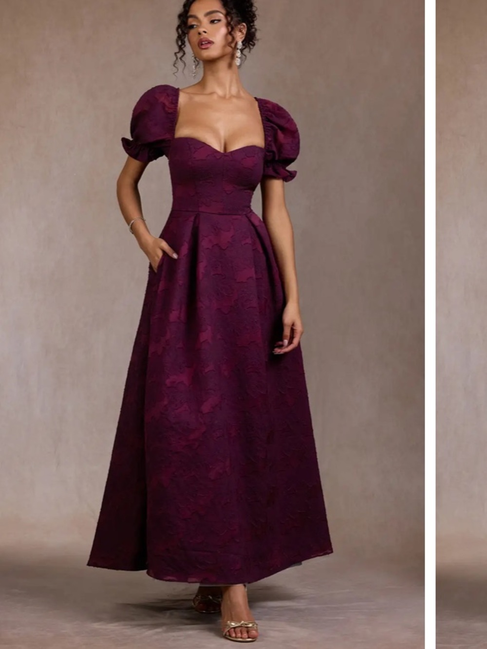 Azazie Gabby Plum Orchid Maxi Dress
